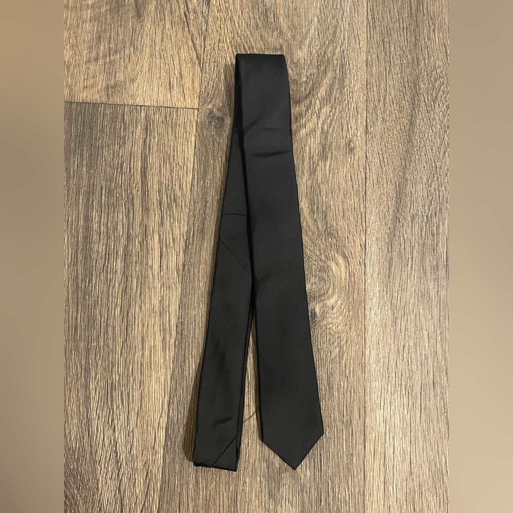 Men’s Black Skinny Tie